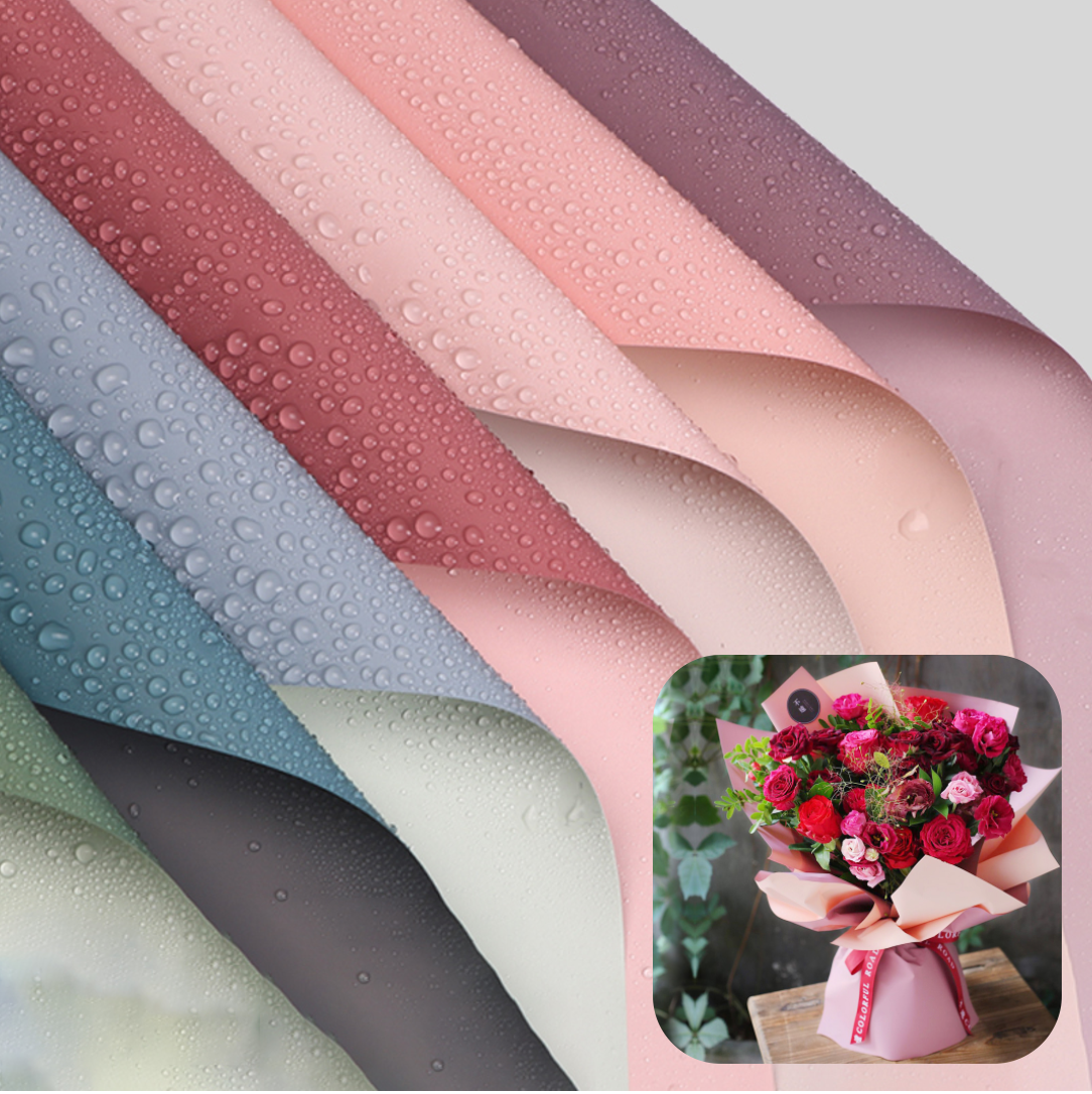 Papel Coreano PASTEL Doble Vista / Paq. 20 Pliegos (NUEVOS COLORES)