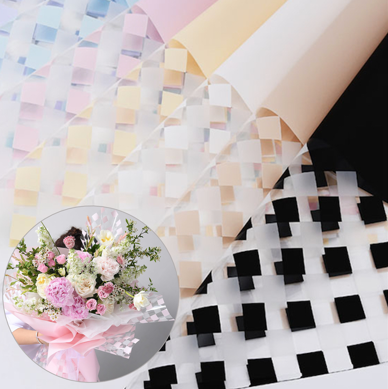 Papel Coreano para envolver flores Alegría
