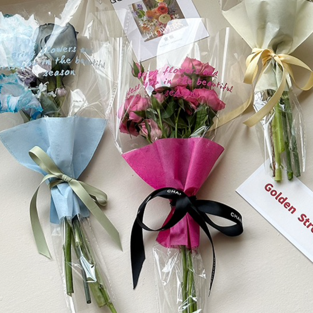 Bolsa MANGA mediana / Paq. 20pz (No incluye flores)