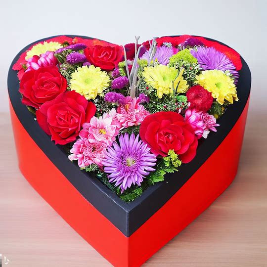 CORAZÓN VENTANA de Acrílico (Set Duo - Set Trio No incluye Flores)