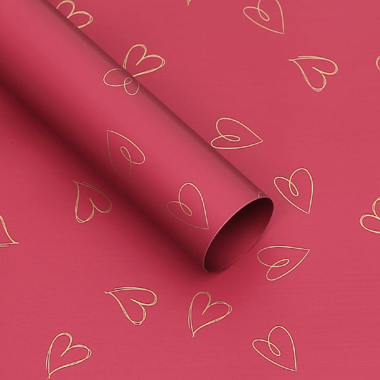 Papel Coreano para arreglos florales LOVE / Paq. 20 Pliegos (NUEVOS COLORES)