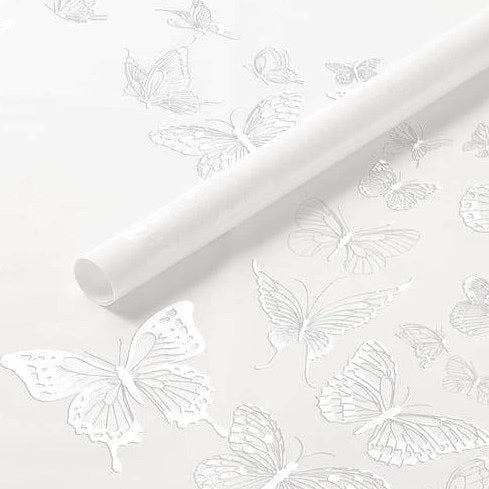 Papel Coreano para ramos de flores MARIPOSAS / Paq. 20 Pliegos