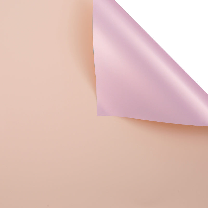 Papel Coreano para floristeria DUO PASTEL ORO ROSA / Paq. 20 Pliegos