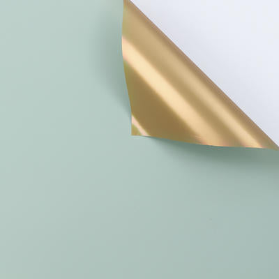 Papel Coreano para envolver flores DOBLE VISTA ORO / Paq. 20 Pliegos.
