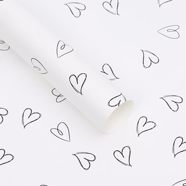 Papel Coreano para arreglos florales LOVE / Paq. 20 Pliegos (NUEVOS COLORES)