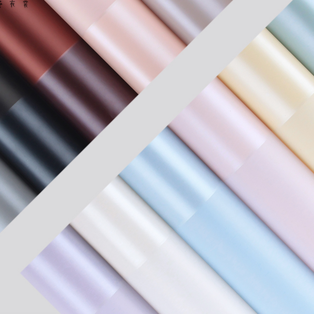 Papel Coreano para ramos de flores DUO MATE BRILLANTE / Paq. 20 Pliegos