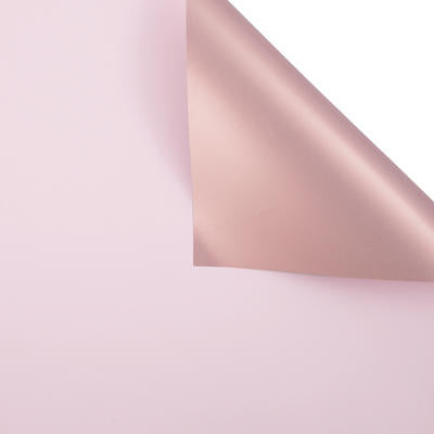 Papel Coreano para floristeria DUO PASTEL ORO ROSA / Paq. 20 Pliegos