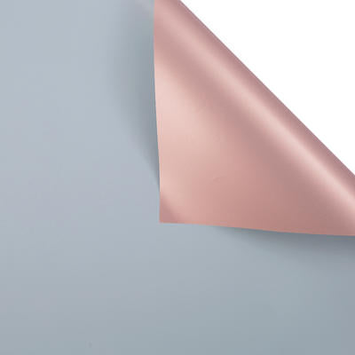 Papel Coreano para floristeria DUO PASTEL ORO ROSA / Paq. 20 Pliegos