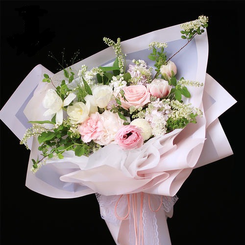 Papel Coreano para ramos de flores DUO MATE BRILLANTE / Paq. 20 Pliegos