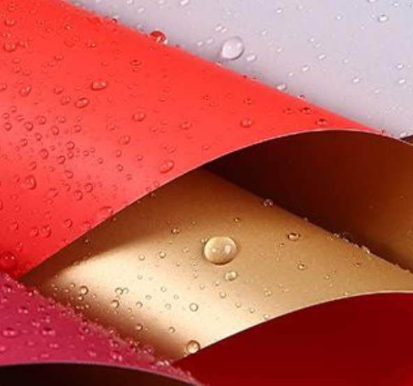 Papel Coreano para envolver flores DOBLE VISTA ORO / Paq. 20 Pliegos.