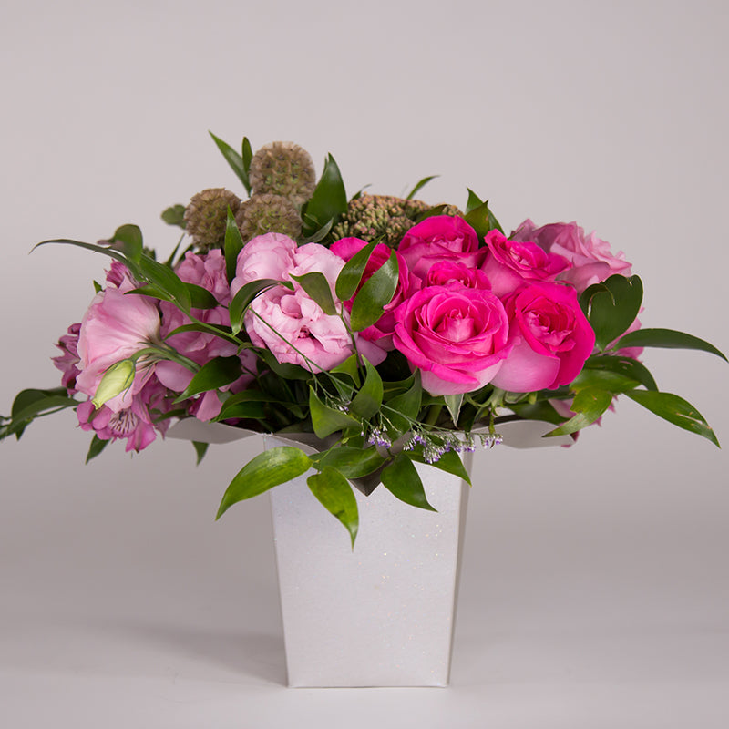 Florero FLOR DE LYS Escarchado - Edición Limitada / Precio Paq. 10pz (No incluye flores)