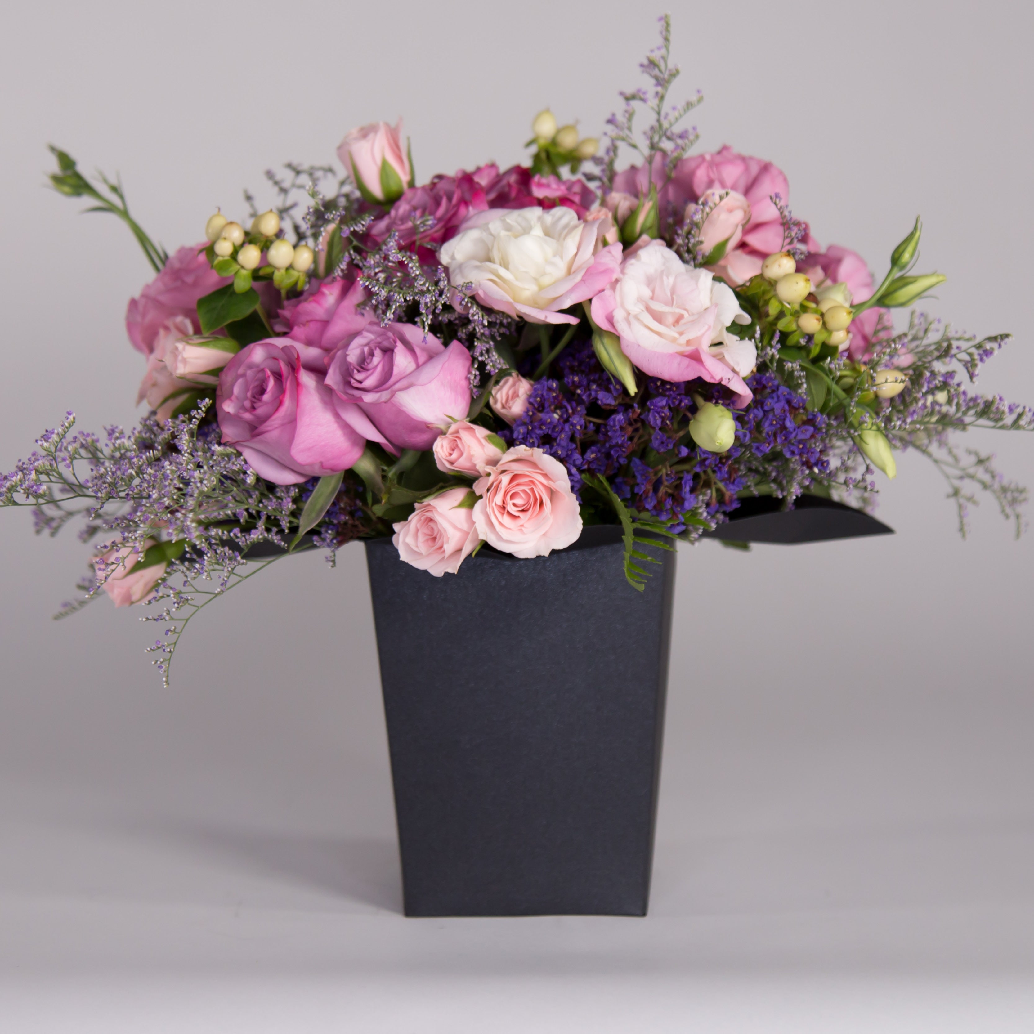 Florero FLOR DE LYS Escarchado - Edición Limitada / Precio Paq. 10pz (No incluye flores)