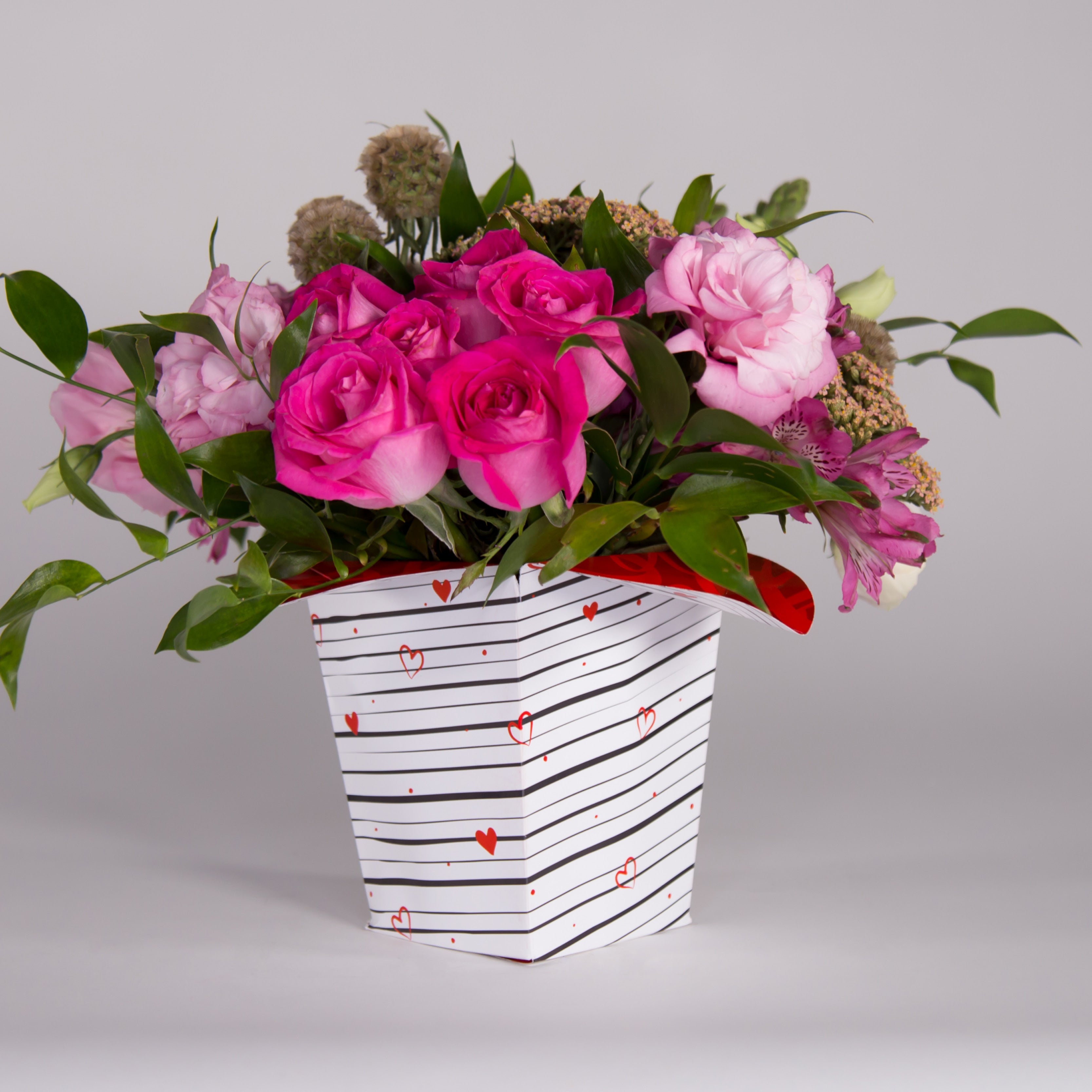 Florero Ecológico FLOR DE LYS / Precio Paq. 10pz (No incluye flores)