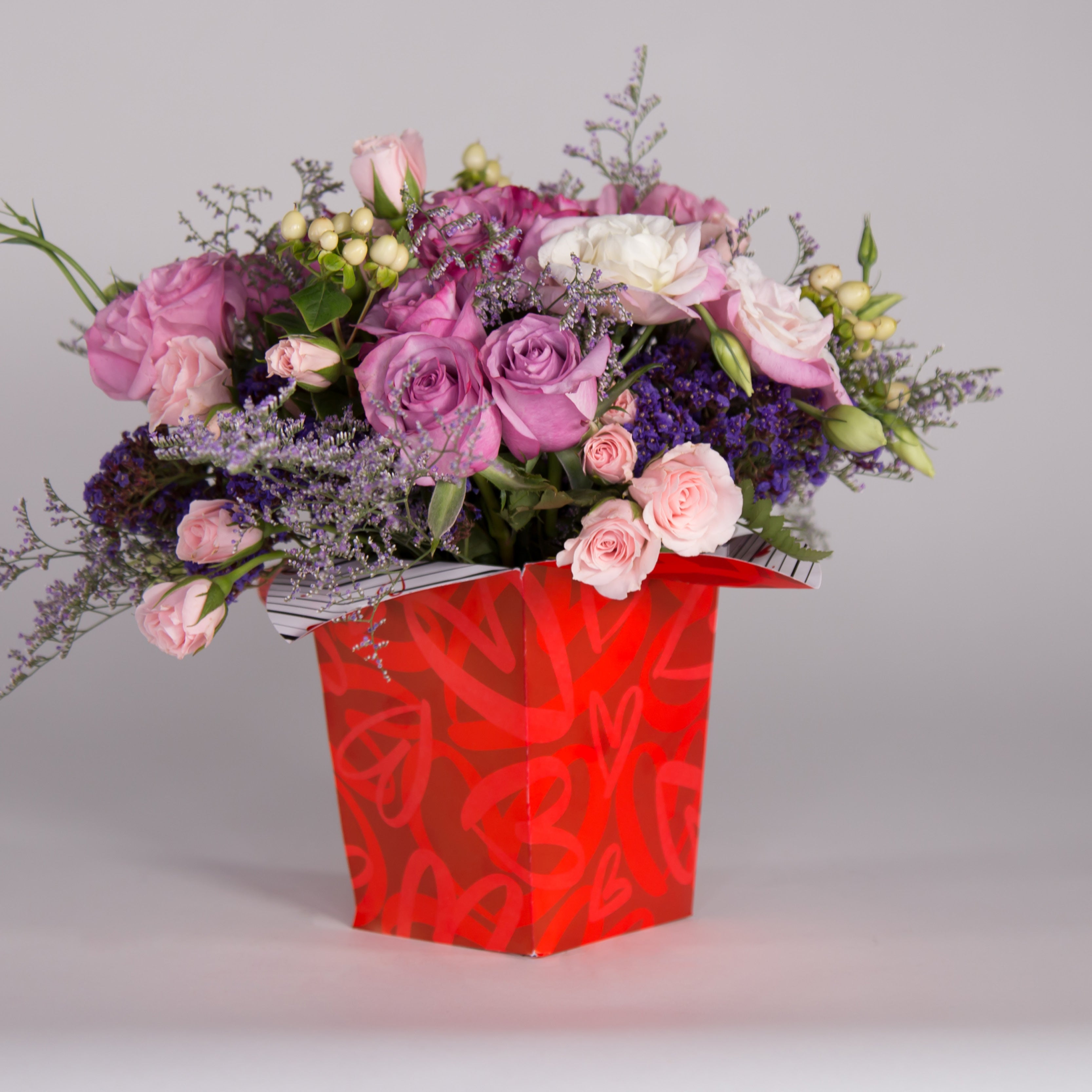 Florero Ecológico FLOR DE LYS / Precio Paq. 10pz (No incluye flores)