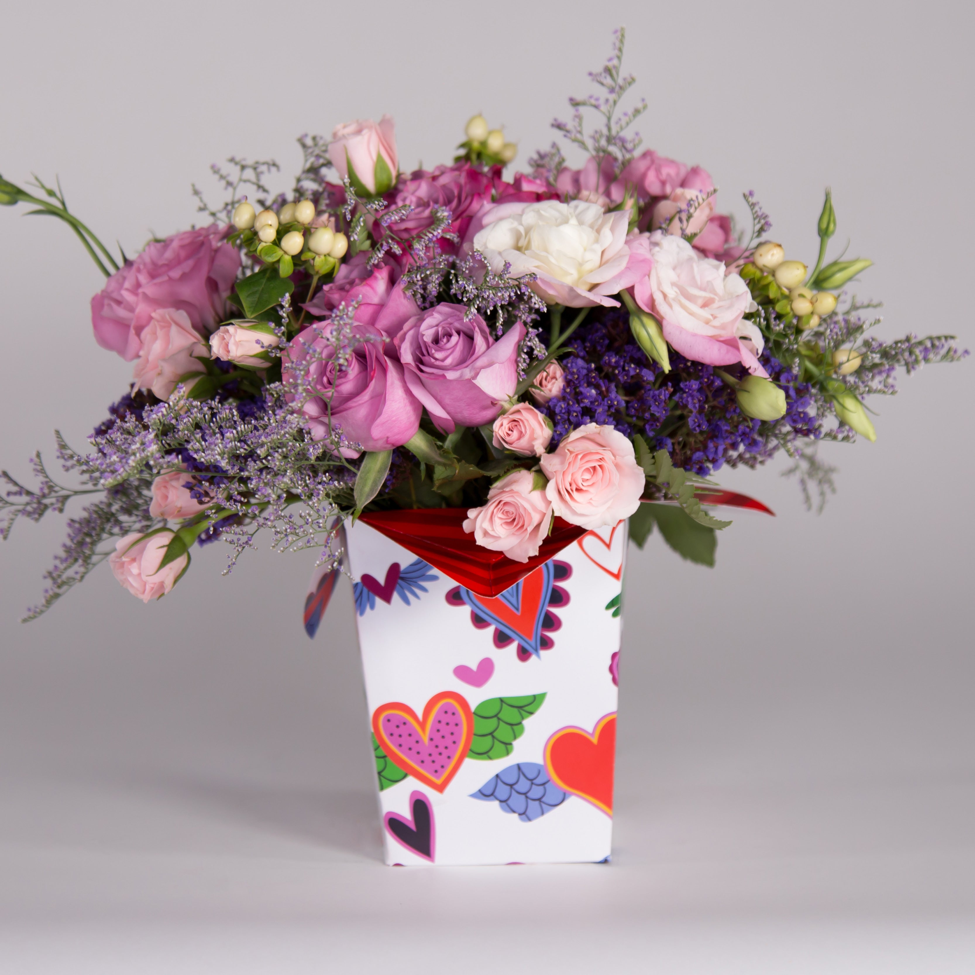 Florero Ecológico FLOR DE LYS / Precio Paq. 10pz (No incluye flores)