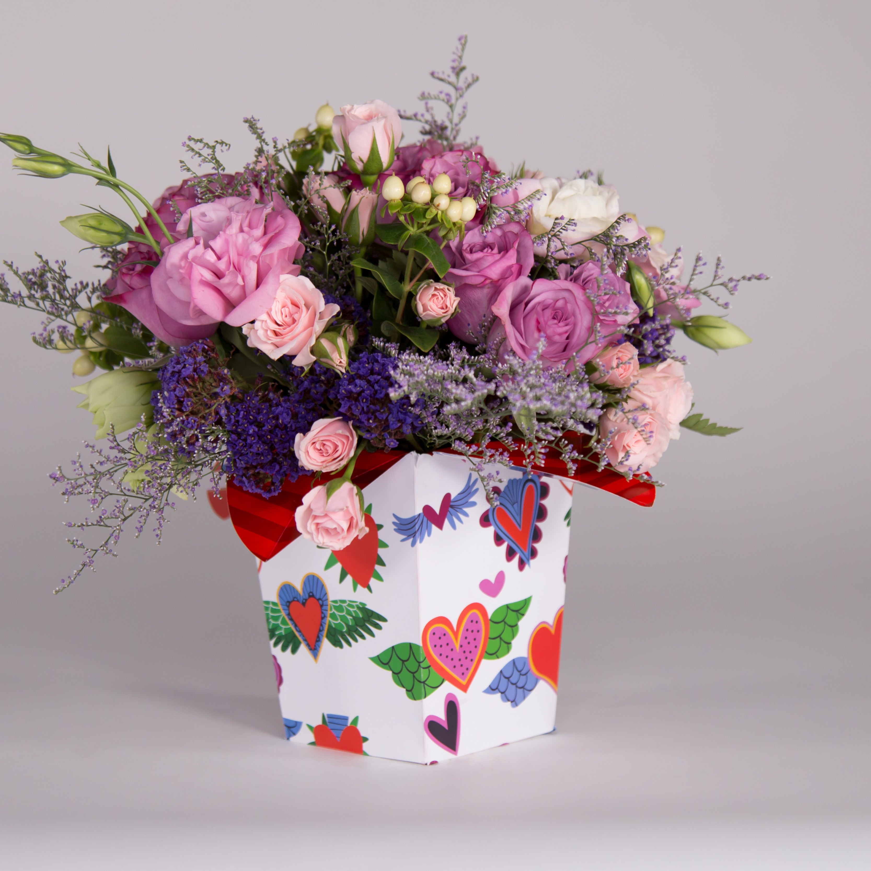 Florero Ecológico FLOR DE LYS / Precio Paq. 10pz (No incluye flores)