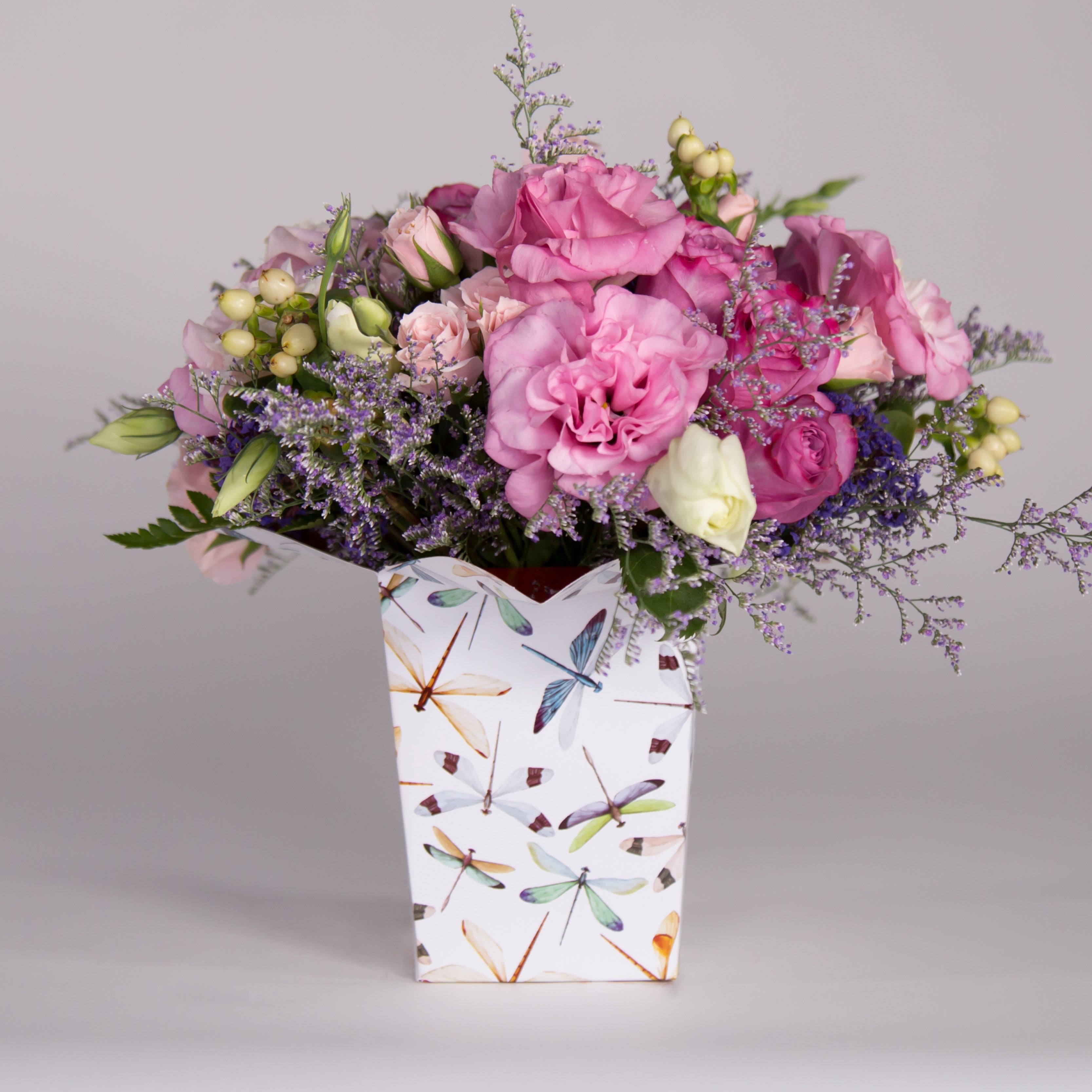 Florero Ecológico FLOR DE LYS / Precio Paq. 10pz (No incluye flores)