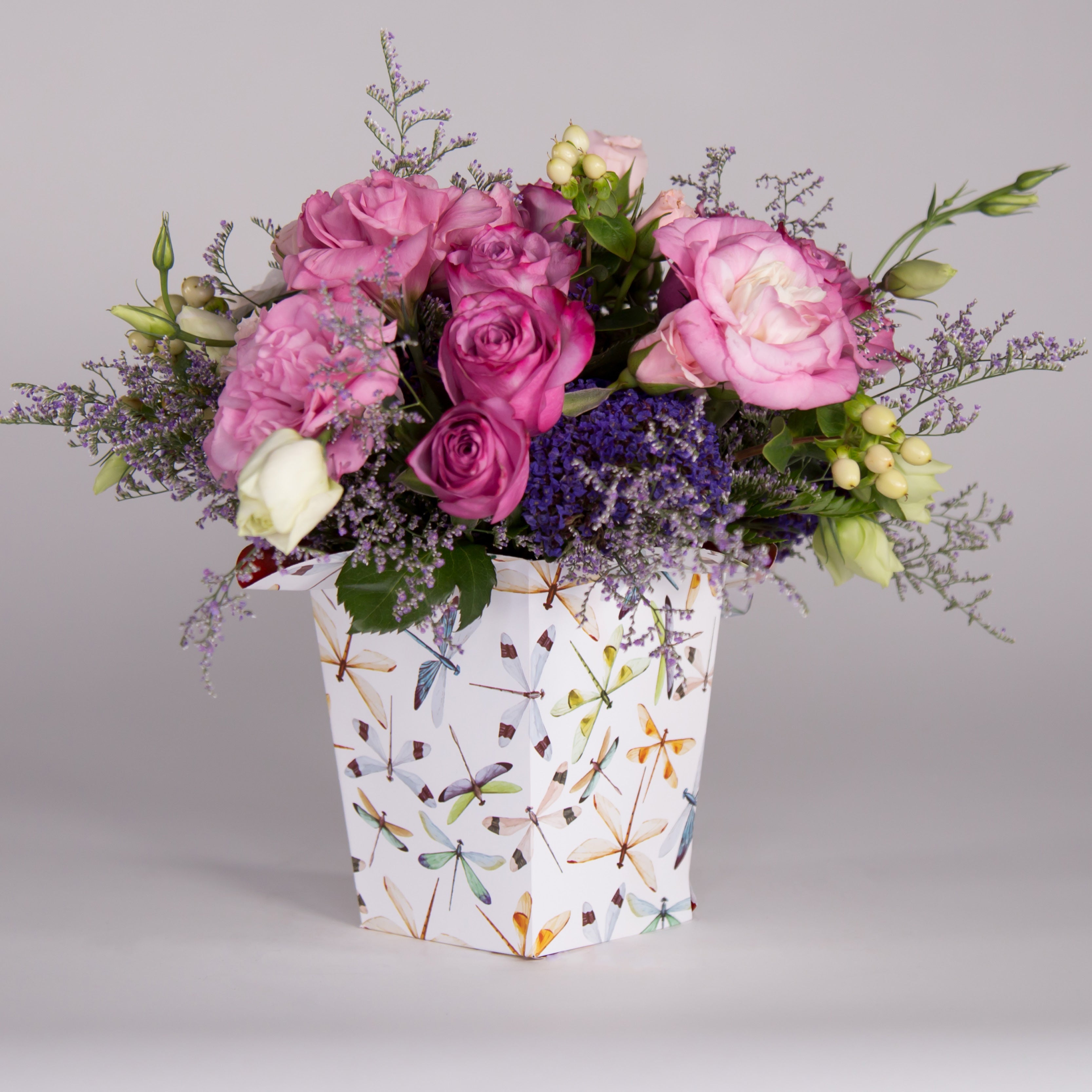 Florero Ecológico FLOR DE LYS / Precio Paq. 10pz (No incluye flores)