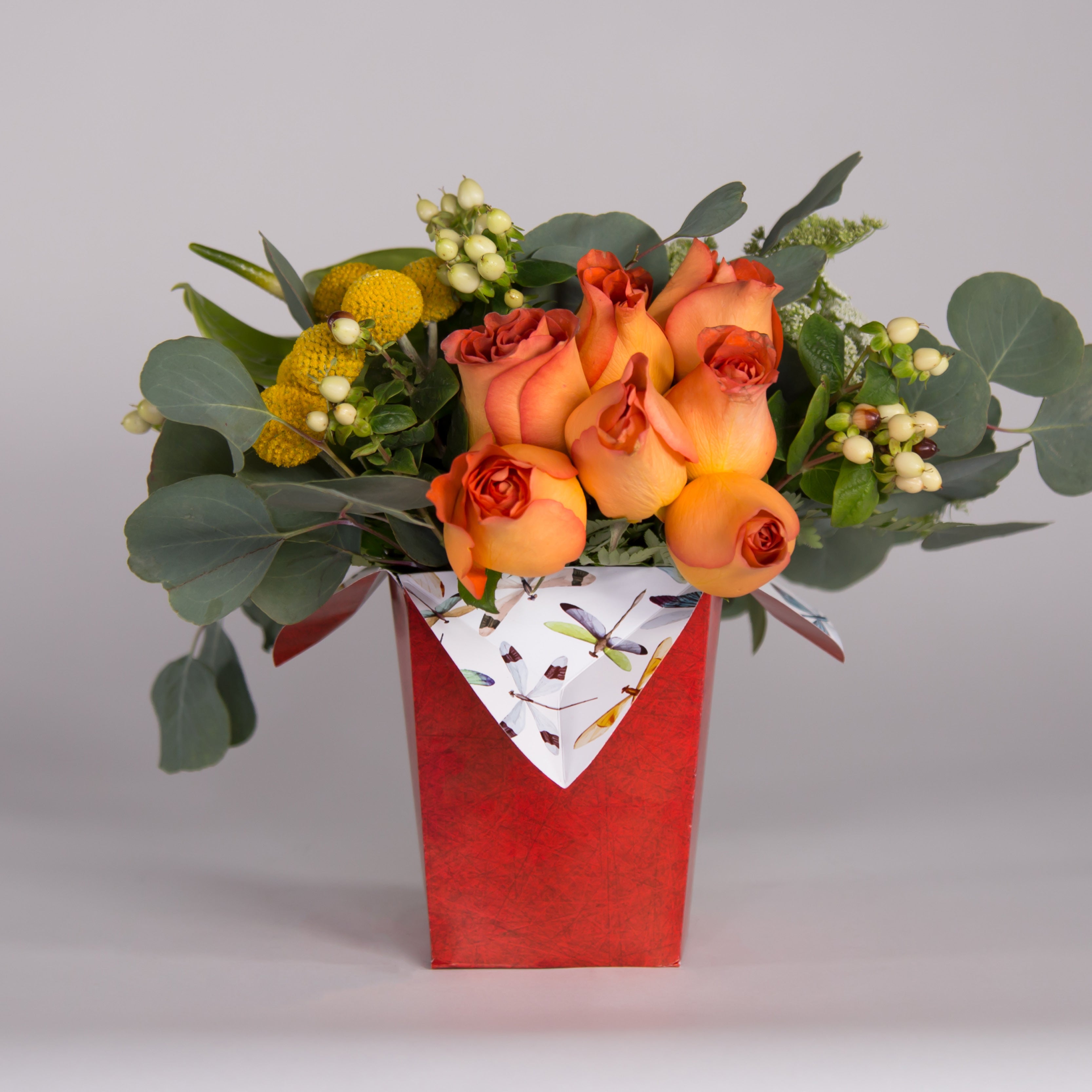 Florero Ecológico FLOR DE LYS / Precio Paq. 10pz (No incluye flores)