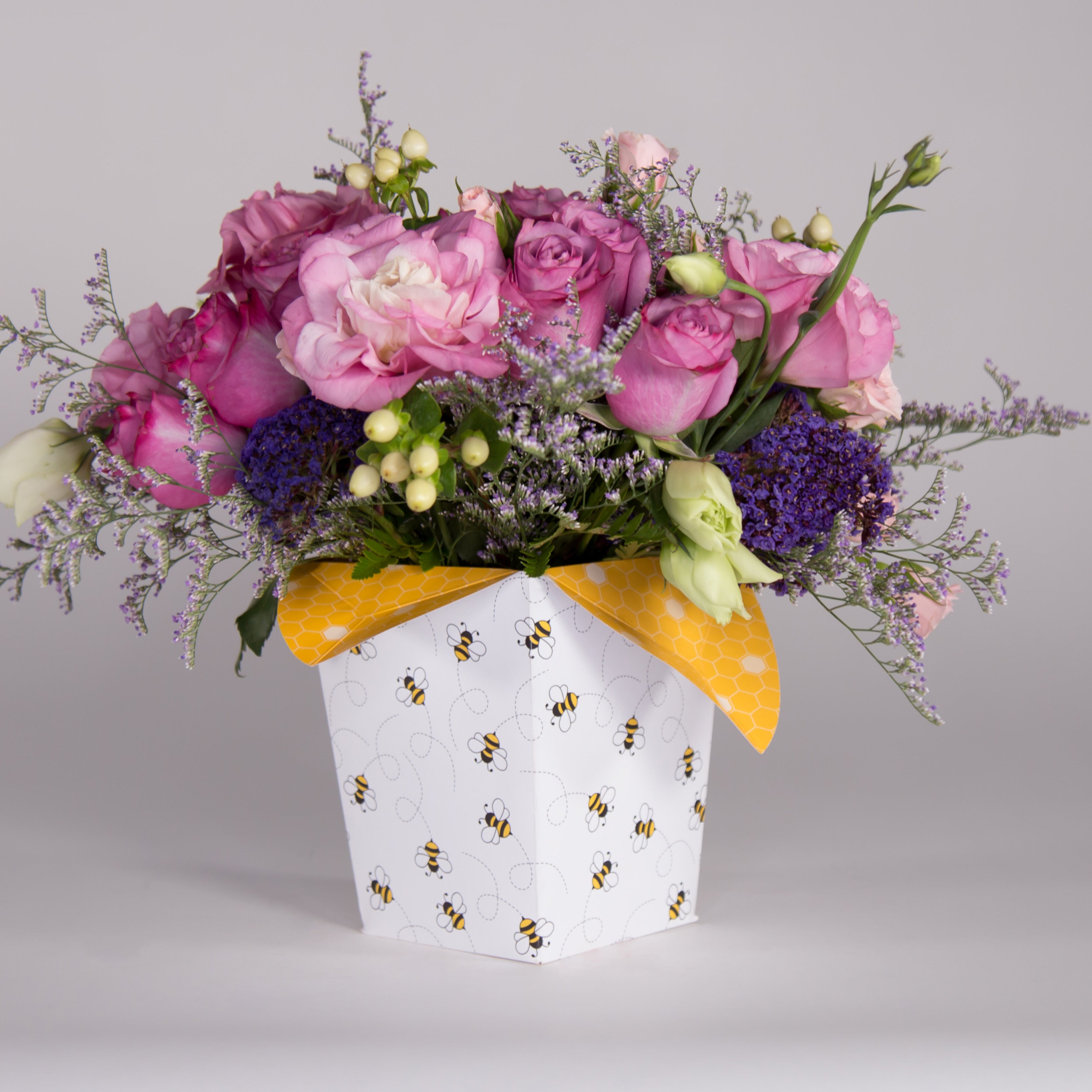 Florero Ecológico FLOR DE LYS / Precio Paq. 10pz (No incluye flores)