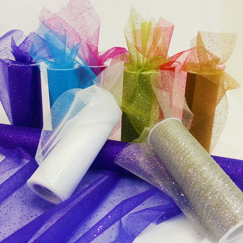 Listón Organza Confetti 15 cm x 9 m