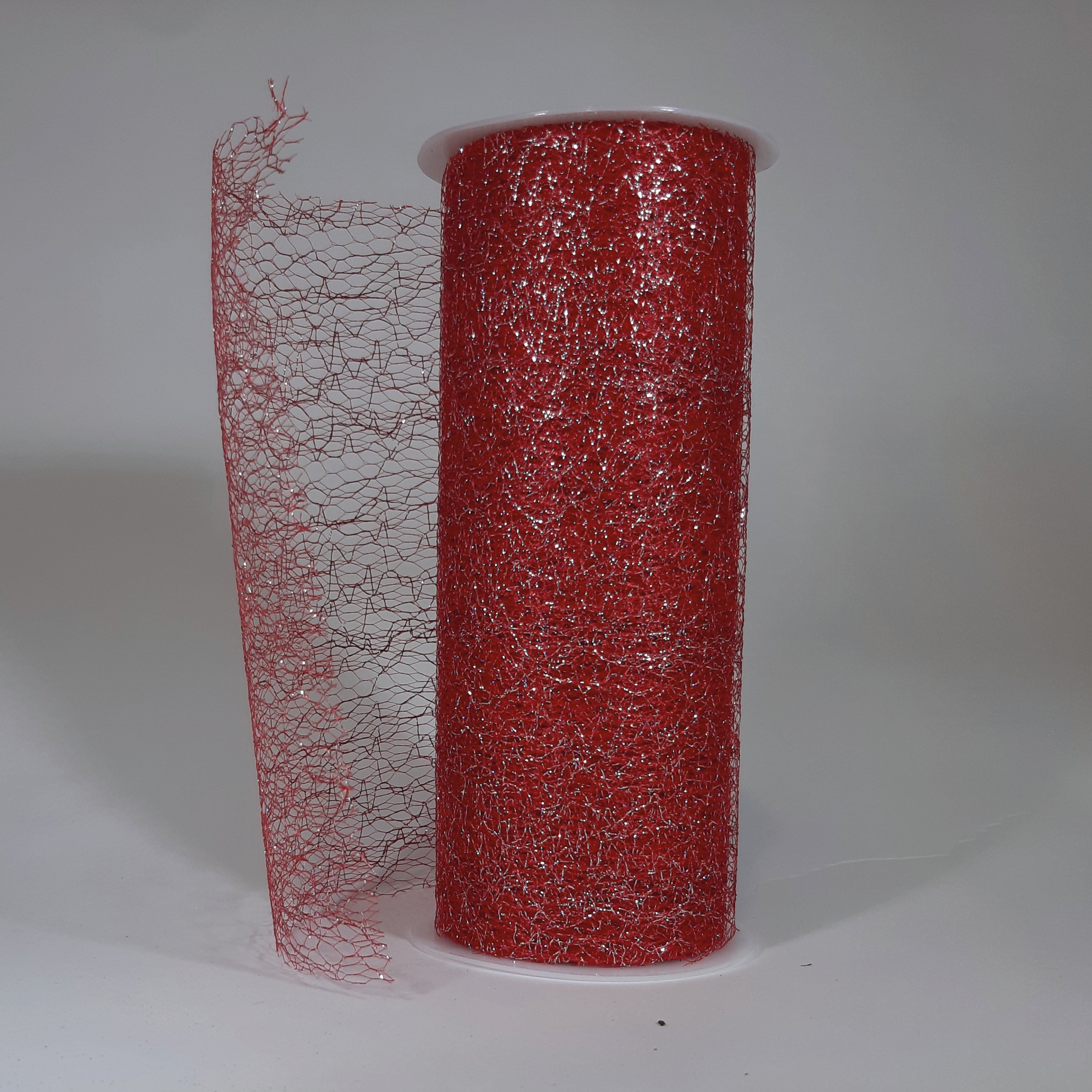 Listón Tul Tramado Metálico 15 cm X 9 m