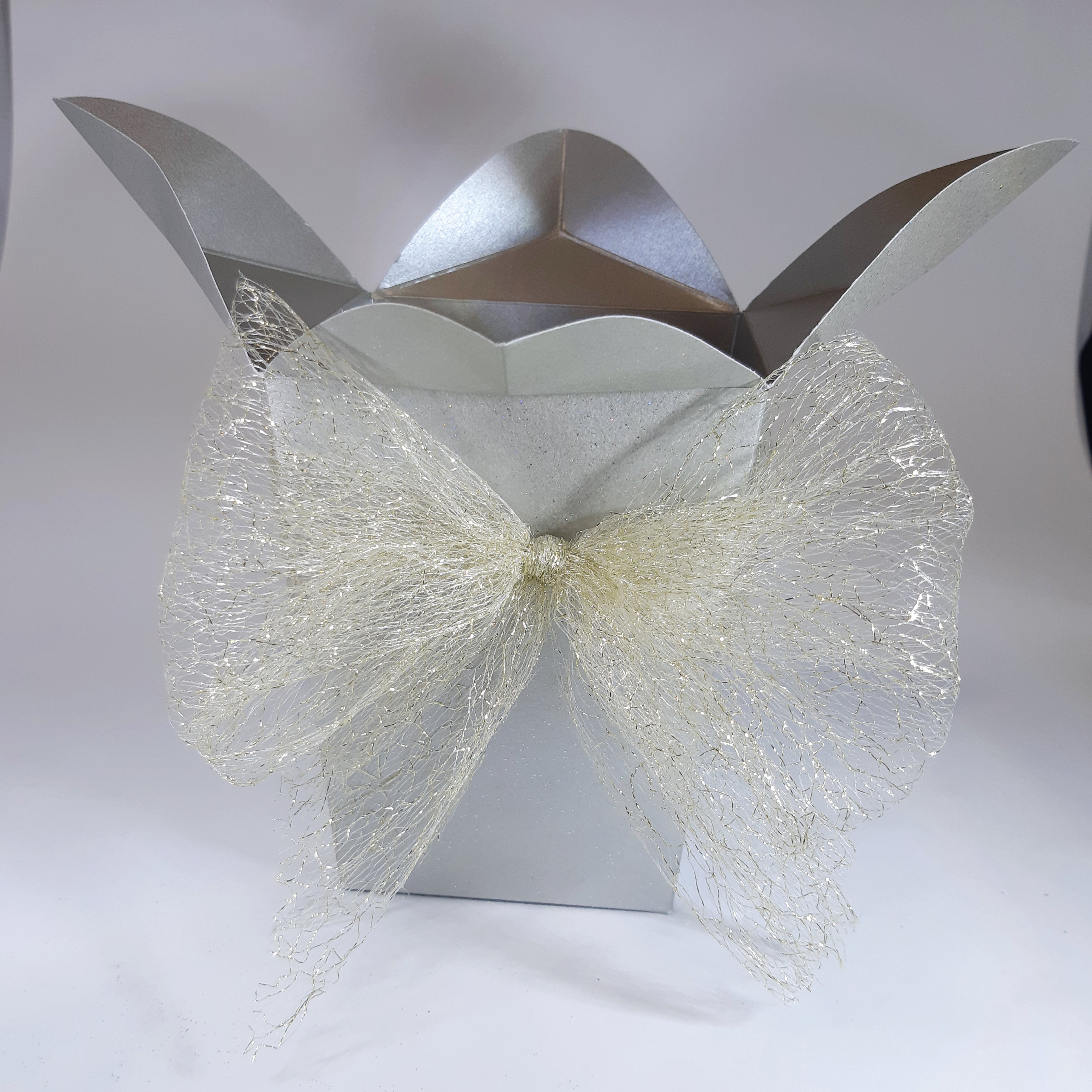 Listón Tul Tramado Metálico 15 cm X 9 m