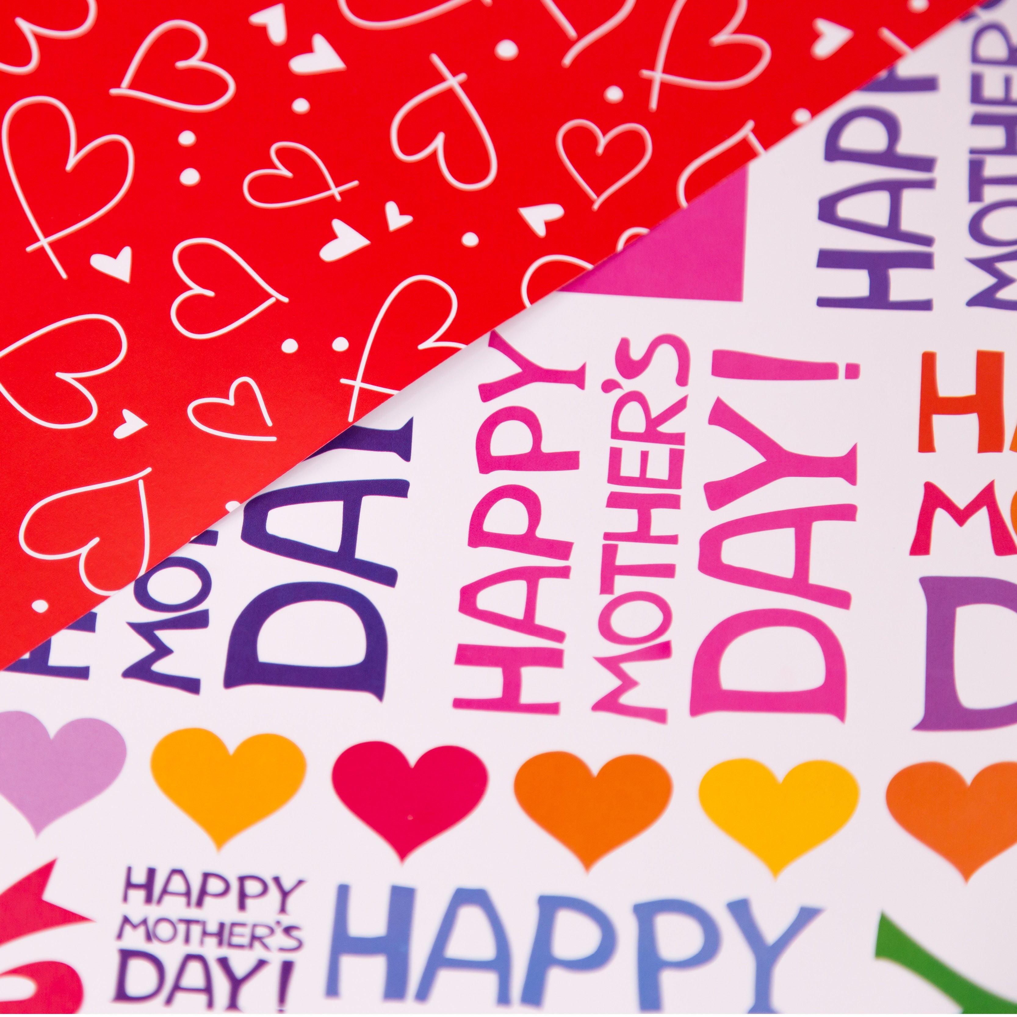 Papel Día de las Madres / 12 pliegos por paquete