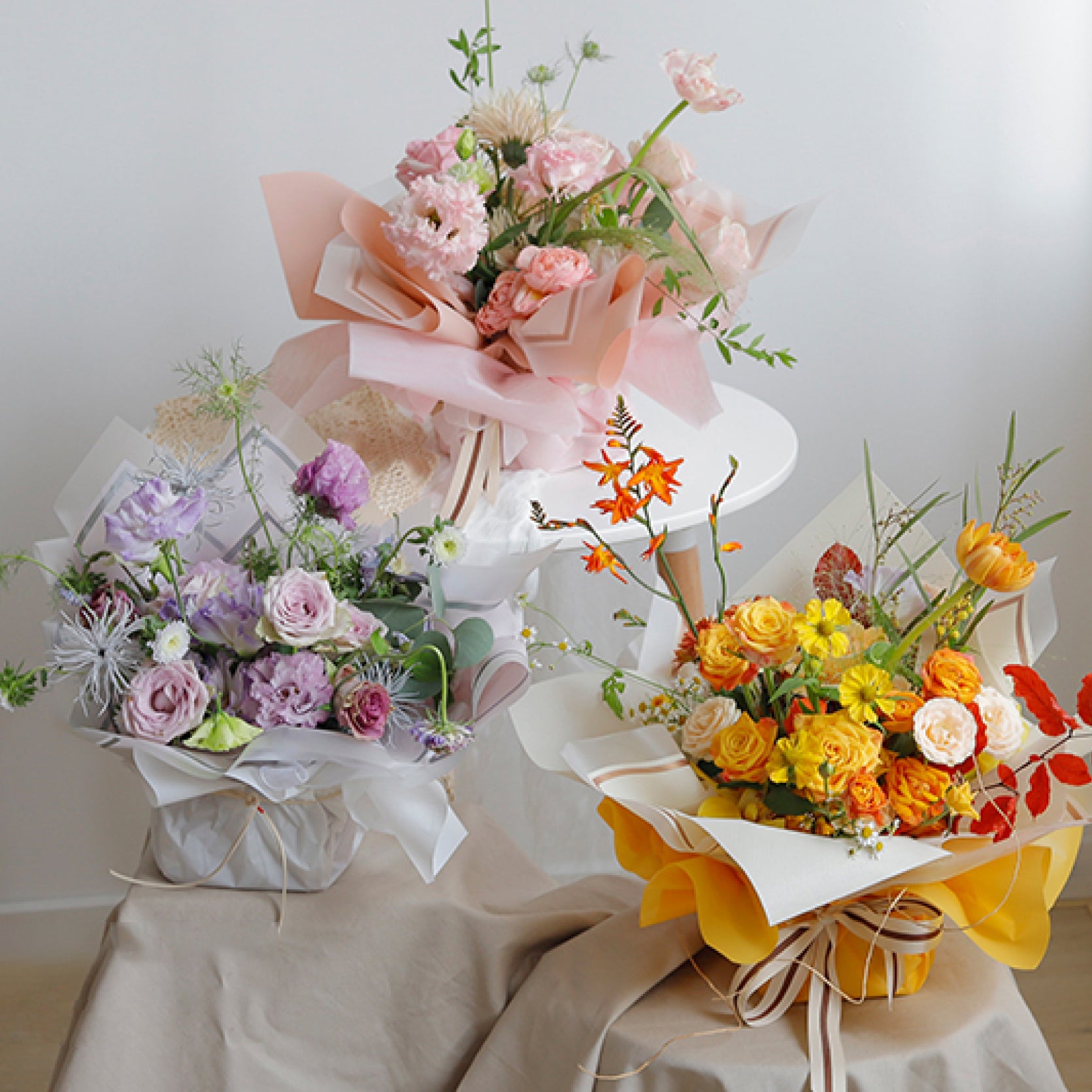 Papel Coreano para flores TRANSLUCIDO BP-HS / Paq. 20 Pliegos