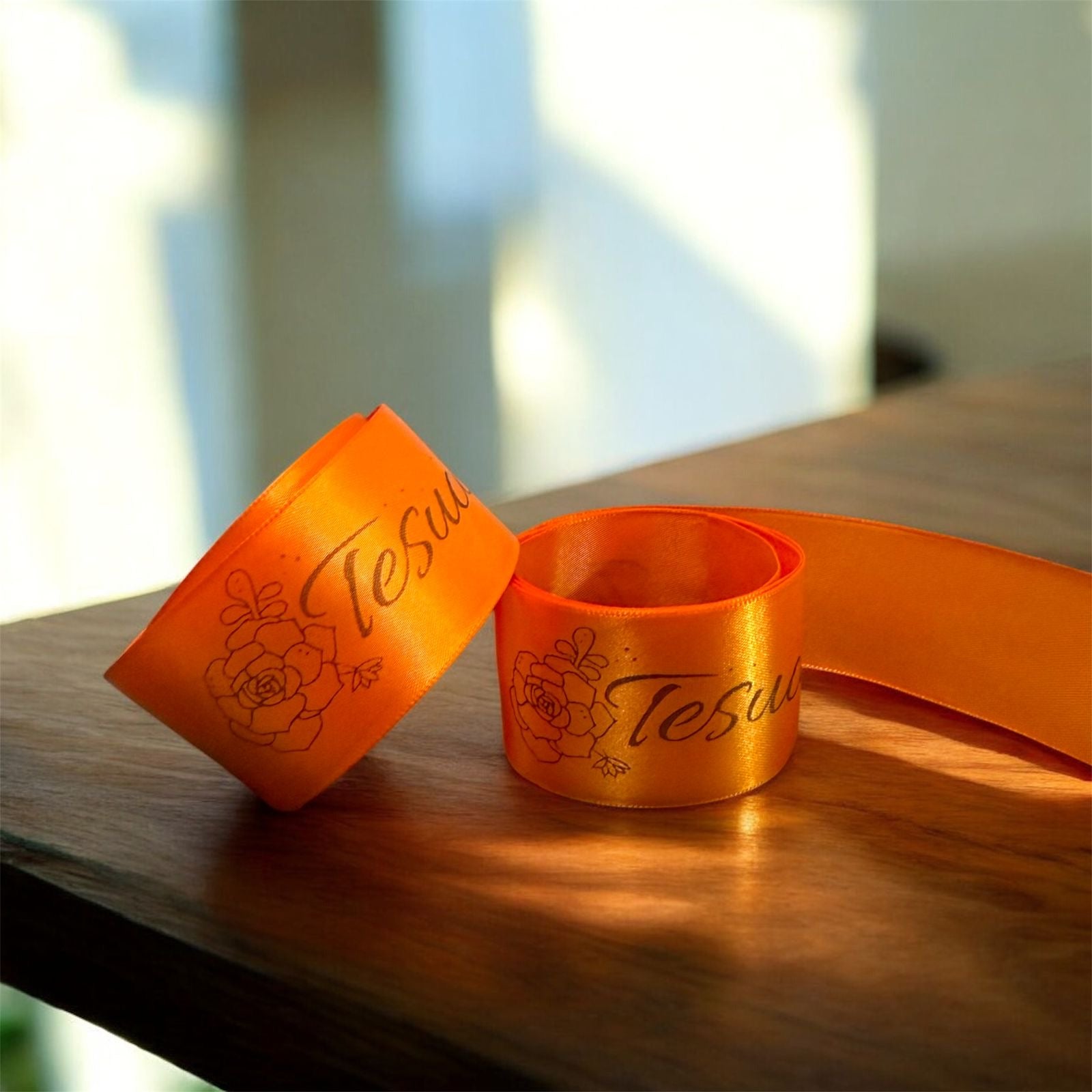 Impresión de Logo o Palabras TINTA NEGRA o TINTA BLANCA (Listón incluido)