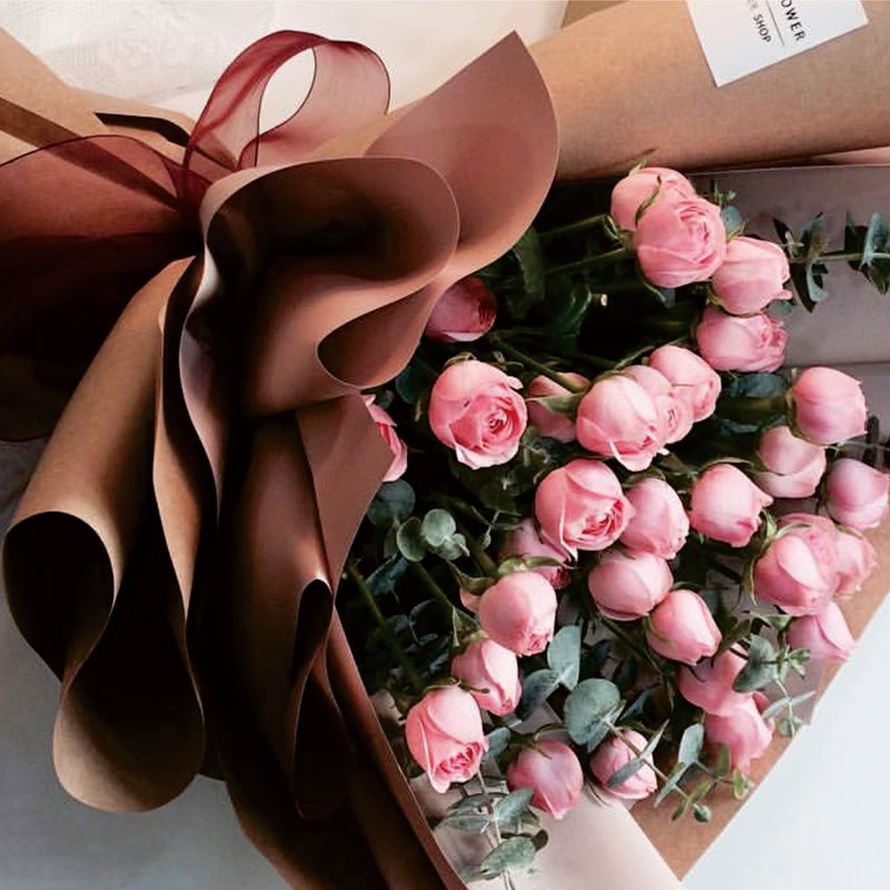 Bouquet con el papel coreano #cristinaflowershop #parati #enprendedor